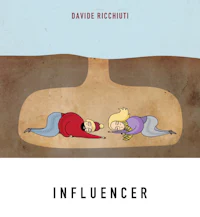 the cover of influencer by davide ricciuti