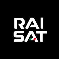 rai sat logo on a black background